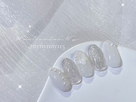 恵比寿/ホワイトネイル