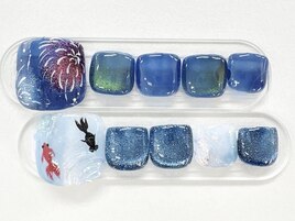 金魚ネイル★花火ネイル