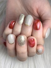 インプレス 鶴見店(Impress)/赤べっ甲ネイル