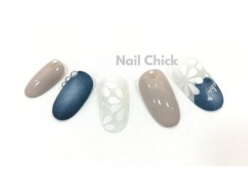 ネイルチックコウベ 銀天街店(Nail Chick kobe)/デニムフラワーネイル