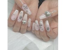 ミュウ(myw)/white×silverパーツ