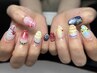《HAND》持ち込みデザイン　パーツ付け放題　110分　¥9980