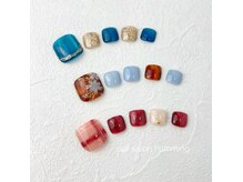 秋のフット定額デザイン♪