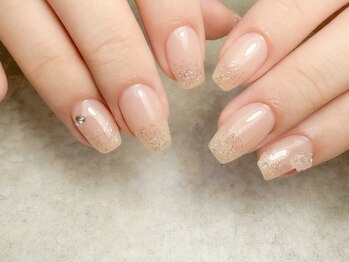 ヒルリン 新松戸(healing)の写真/【うるうる度MAXの光沢感で毎日を特別に】ガラスのような透明感・ツヤが魅力のオーロラネイルもおすすめ★