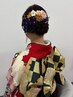【振袖着付け&ヘアセット】90分¥23000