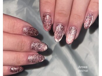 カシスマグネットネイル