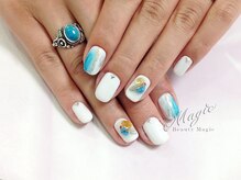 ネイルサロン ビューティーマジック 川口店/ フェザーデザイン