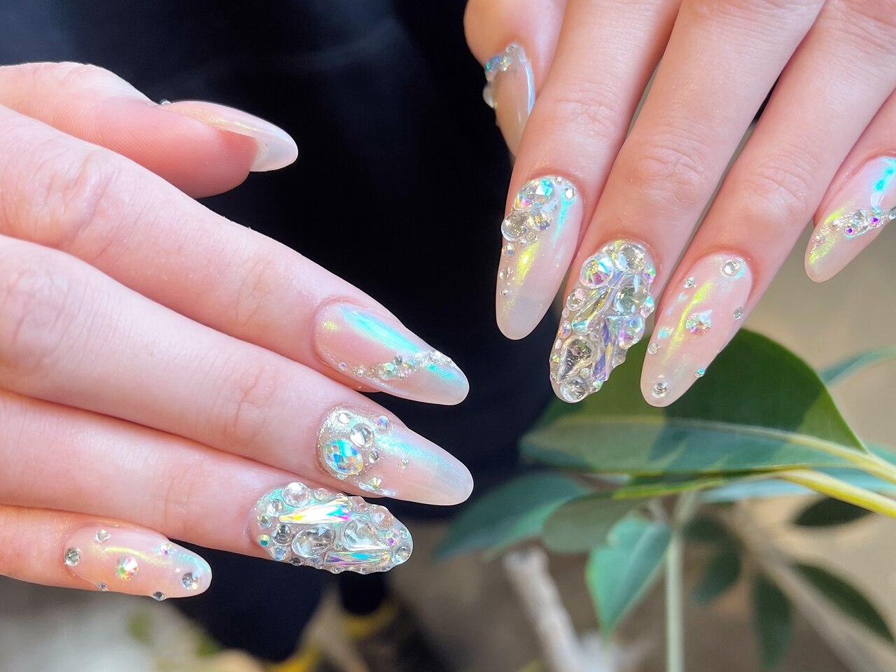 2026年冬トレンド】オーロラピンクのネイルデザイン集｜人気順｜6