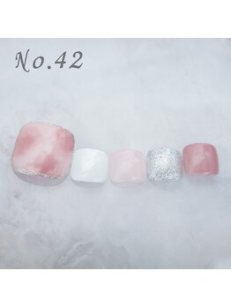 はあとねいる 渋谷三丁目店/フットネイル:No.42