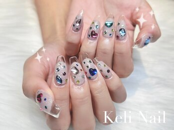 ケリーネイル(Keli Nail)の写真/1本だけ折れてしまった方や10本長さ出ししたい方も◎「自爪が短い」「形に自信がない」そんなお悩みにも！