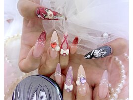 推しネイル スカルプ