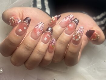 ジョアネイル(JOA Nail)/やり放題/フレンチ/冬/