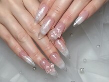 オーロラ アメ村店(AURORA)/クリアチークネイル