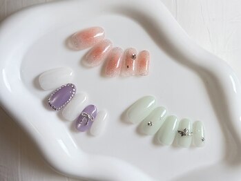 4月シンプルネイル♪サンプル