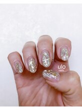 ウロネイルズ(ulo nails)/シルバークリスマスネイル