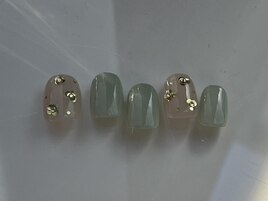 ゴールドホロフラワー8500円