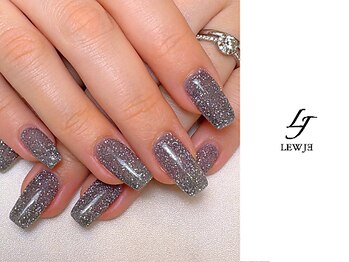 リュージェ(LEWJE)/フラッシュ　ネイビー　キラキラ