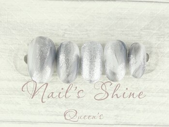 ネイルズシャインクイーンズ(nail's Shine Queen's)/上品トレンドアート