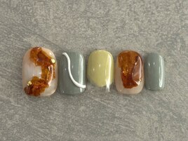 インクネイル　くすみカラー