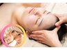 【不眠/脳疲労/リフトアップ◎】θ波ヘッドスパ＋デコルテホットストーン50分