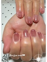 フロージュ ネイル(florjyu nail)/ワンカラーグラデnail