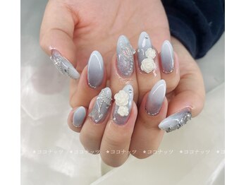 ココナッツネイル/ベイビーブーマーネイル
