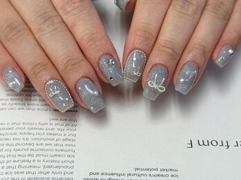 シェリーラメール 池袋店(cherie la mer)/アイスブルーネイル