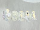 マーブルイエローミラー¥7500