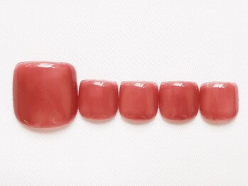 ネイルーク(Nailuke)の写真/爪に優しいジェルと丁寧な施術。リクライニングチェアで、ゆったりとフットネイルをお楽しみいただけます。