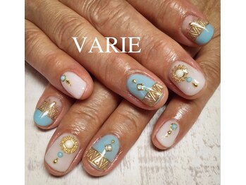 ヴァリエ(VARIE)/爽やかサマーネイル☆