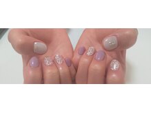 ワンカラージェルネイルショップ イオン新潟東店/3色ネイル