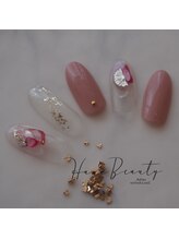 ハナビューティ アシヤ(Hana Beauty Ashiya)/春キレイめニュアンスネイル♪