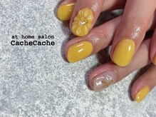カシュカシュ(Cache Cache)/フラワードロップネイル