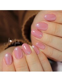 キラッとピンク