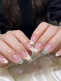 フレンチネイル☆埋め尽くし