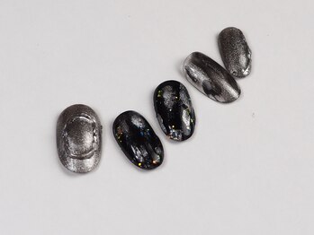 秋ネイル プラス