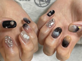 アイネイルズ 天神今泉店(I-nails)/【misato.n】個性派ニュアンス