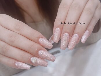 アンアンビューティーサロン(AnAn Beauty Salon)/【チップ】長さ出しワンカラー