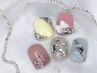 【スタッフ限定】《初回/当店オフ,ケア込》フット☆親指アートコース¥3,980