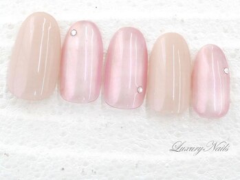 ラグジュアリーネイルズ アカバネ(Luxury Nails Akabane)/大人可愛い*マグミラーNaiｌ