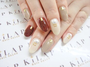 ネイルサロン キラップ(Nail Salon KiLAP)/1カラーパールネイル¥8300