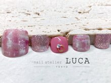 ネイルアトリエルカ(nail atelier LUCA)/M-865 ニュアンスチェックネイル