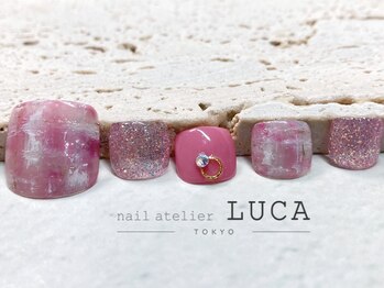 ネイルアトリエルカ(nail atelier LUCA)/M-865 ニュアンスチェックネイル