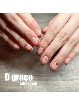 ディーグレース(D.Grace)/ガーリーフレンチネイル