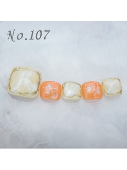 はあとねいる 難波店/フットネイル：No.107