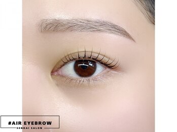 ハッシュタグ エアーアイブロウ 仙台(#AIR EYEBROW)の写真/【ラッシュリフト/似合わせまつげパーマ￥4,000～】人気のパリジェンヌもOK♪２回目以降もお得に◎