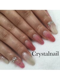 ラメグラデーションネイル