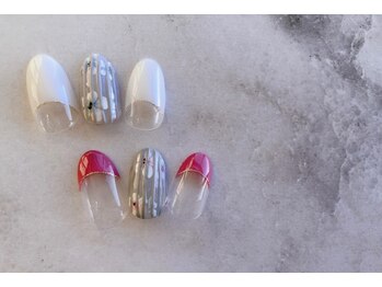 ネイルサロン ブリオン(Nail Salon Bullion)/サーマルニットフラワーネイル