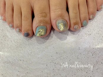WA ネイル アンド ビューティー(WA nail & beauty)/くすみニュアンスフット