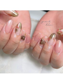 ルグランブルー(le grand bleu)/【定額B】+手作りフラワーパーツ